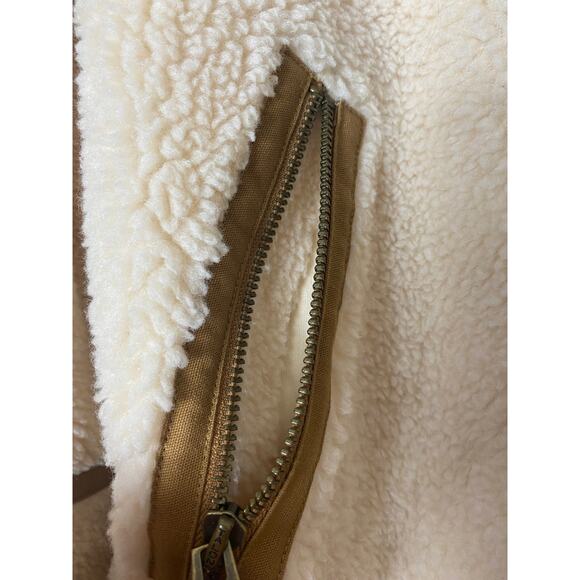 FAHERTY COAT LONG SPRING WINTER FAUX FUR SUEDE TEDDY SHERPA SHEARLING LONGLINE - Picture 12 of 12